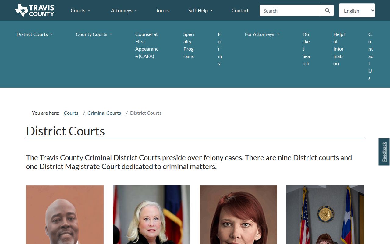 Travis County criminal court docket roster